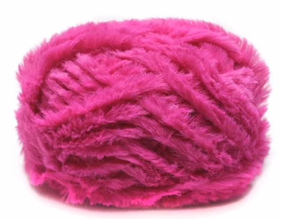 인조 모피 깃털 원사 다채로운 셔닐 실